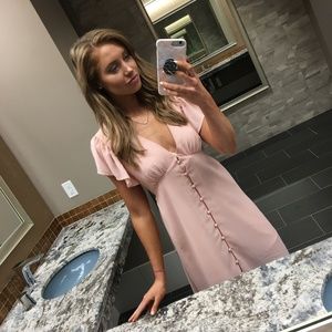 light pink dress